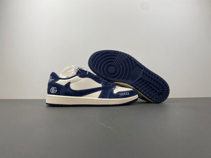 travis scott x jordan aj1 low x G*u*i xs3086-006