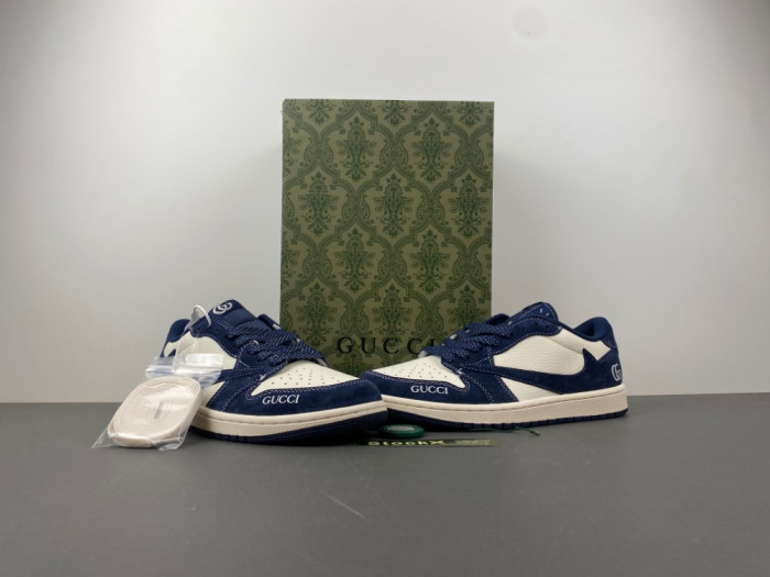 travis scott x jordan aj1 low x G*u*i xs3086-006