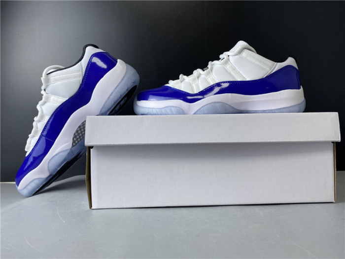 Jordan 11 Retro Low White Concord (W) AH7860-100