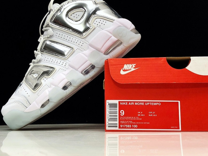 air more uptempo Ch*0me white (w) 917593-100