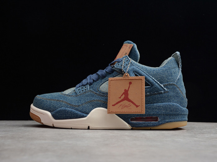 Jordan 4 Retro Levi''s Denim (Tag with Levi''s Logo) AO2571-401