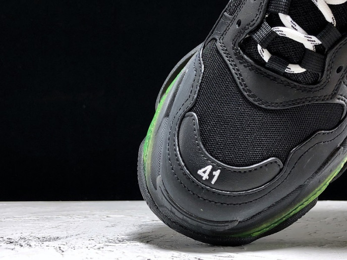 BLEN Triple S Clear Sole balck and green 541624 W09O1 3861