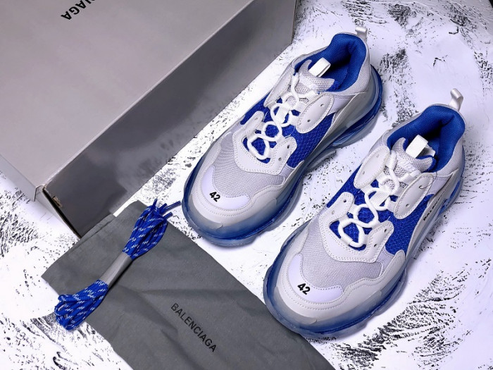 BALENCIAGE TRIPLE TRAINER ‘BLUE‘541624 W09O1 3808