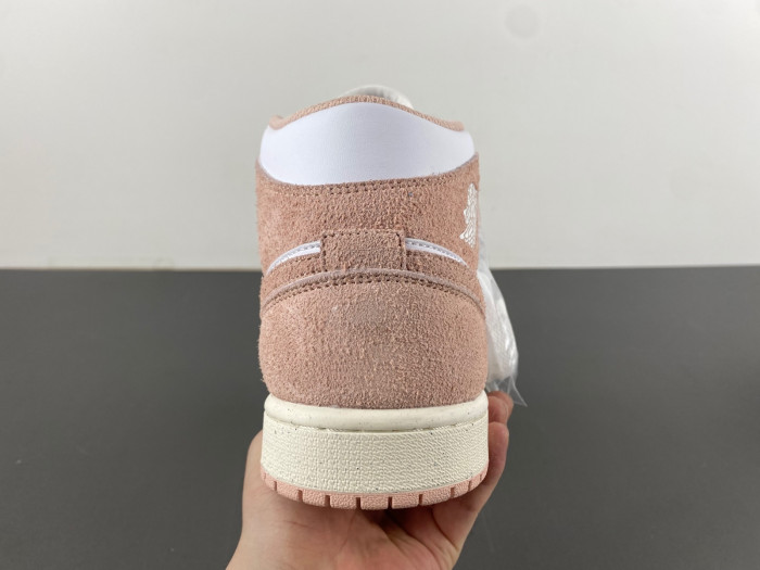 AIR JORDAN 1 MID SE "LEGEND PINK" GS SHOES  FN7432-161