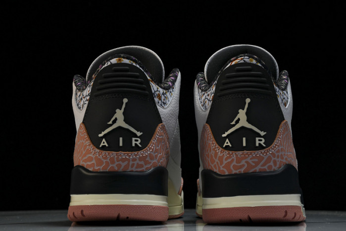 AIR JORDAN 3 RETRO "Red Stardust" 441140-100