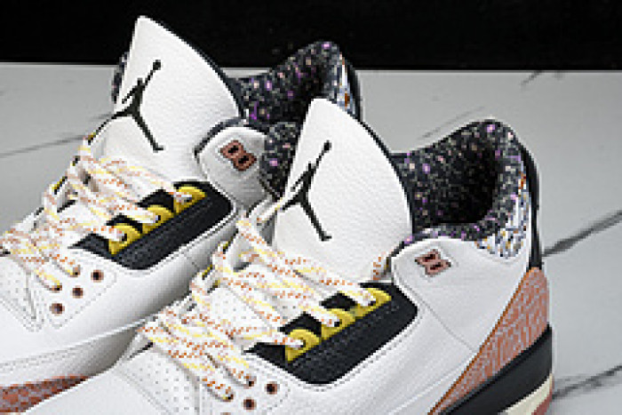 AIR JORDAN 3 RETRO "Red Stardust" 441140-100