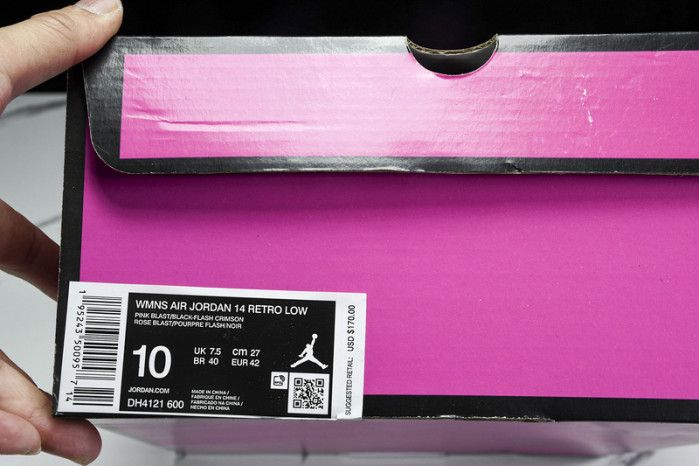 Air Jordan 14 Retro Low“Shocking Pink”  DH4121-600