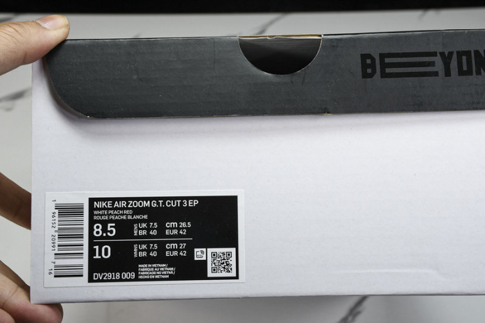 NIKE AIR ZOOM G.T.CUT 3 EP  DV2918 009