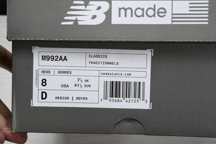 New Balance M992AA