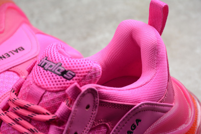 BLEN Triple S Clear Sole pink 544351 W09O1 6502