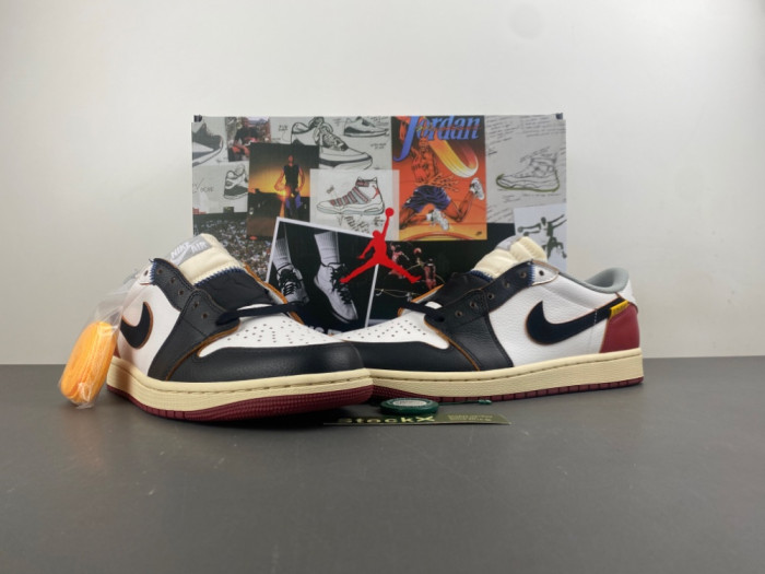 Air Jordan 1 Retro Low fragment Design x Union UN HQ6998-106