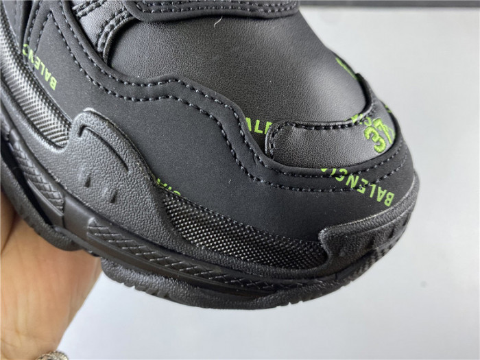 blen triple s black and green Ba*len*cia*ga letter 541624 w09ol 3801020