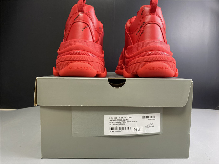 blen triple s red Ba*len*cia*ga letter 541624 w09ol 380