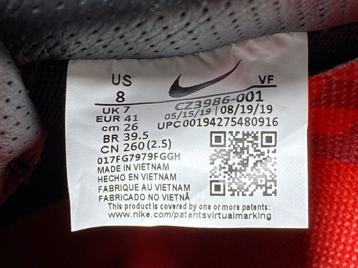 Air Force 1 Low fragment design x CLOT CZ3986-001