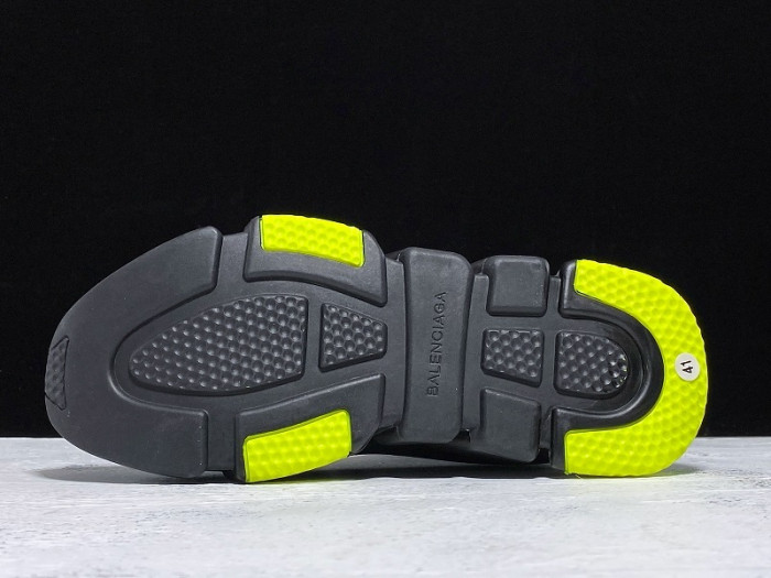 BLEN SNEAKER SPEED HIGH NOIR AND VERT 360-517319W07U01007