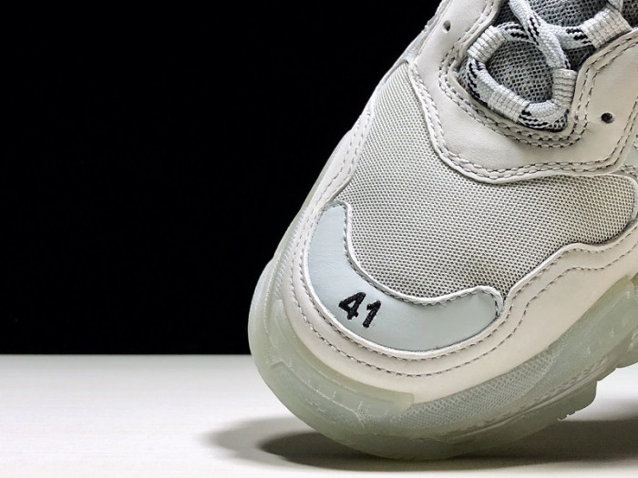 BLEN Triple S Clear Sole Grey  541624W09O11705