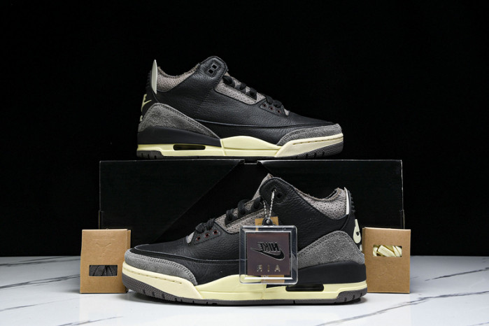 A Ma Manière x Air Jordan 3 “Black” AMM  FZ4811-001