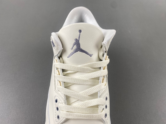 Air Jordan 3 “Sail/Metallic Silver” CK9246-100