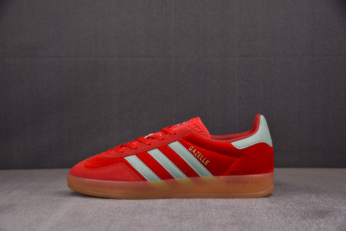AD Gazelle Indoor Better Scarlet Hazy Green  IG6786