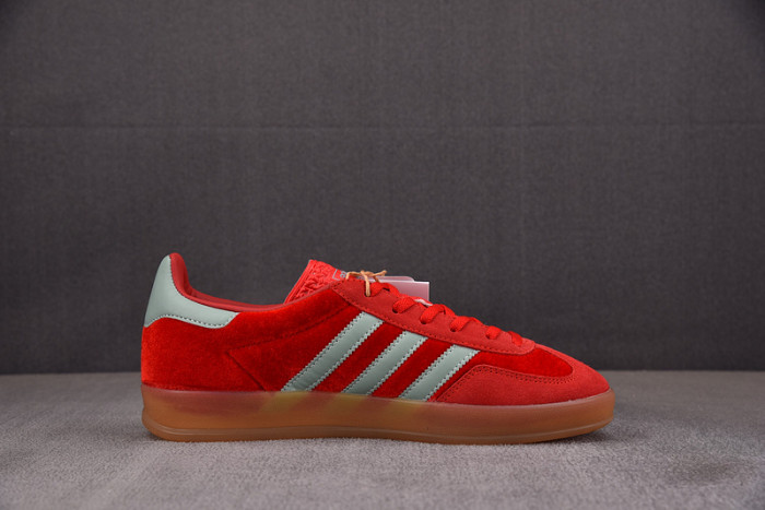 AD Gazelle Indoor Better Scarlet Hazy Green  IG6786