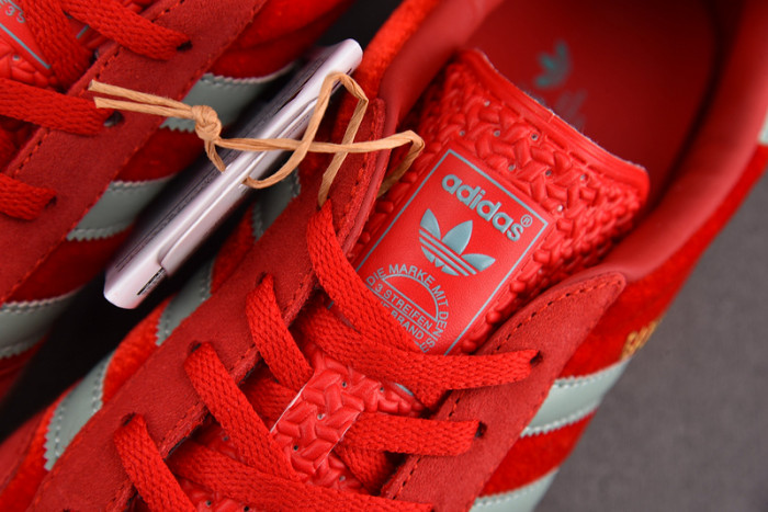 AD Gazelle Indoor Better Scarlet Hazy Green  IG6786