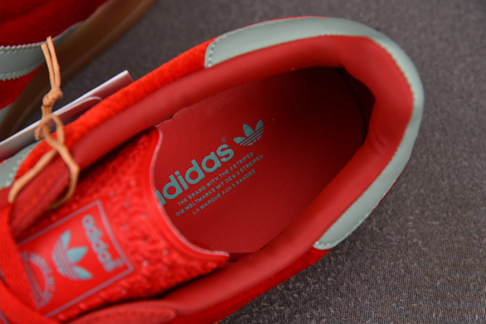 AD Gazelle Indoor Better Scarlet Hazy Green  IG6786