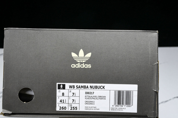 Wales Bonner x AD Originals Samba Nubuck  ID0217