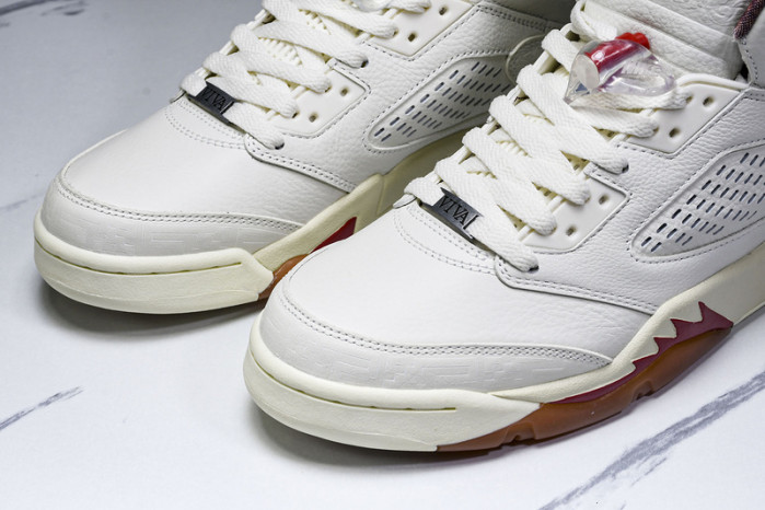 Air Jordan 5 "El Grito" Sail and Dark Pony HF8833-100