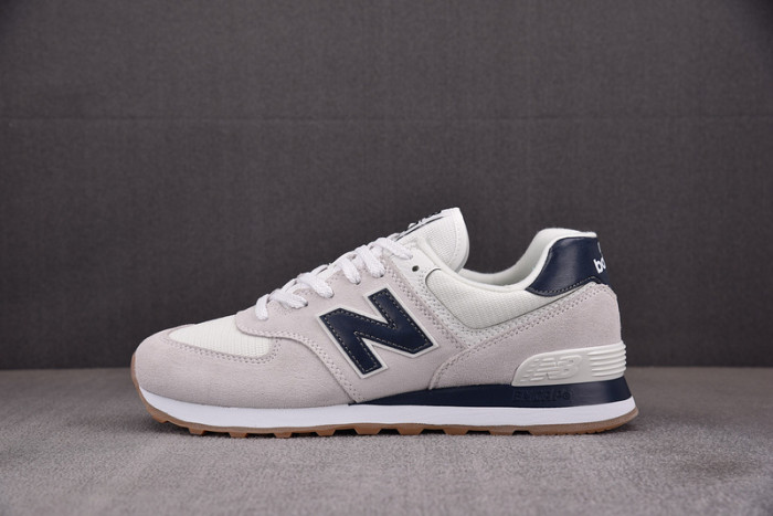 New Balance 574 White Navy Gum ML574TF2