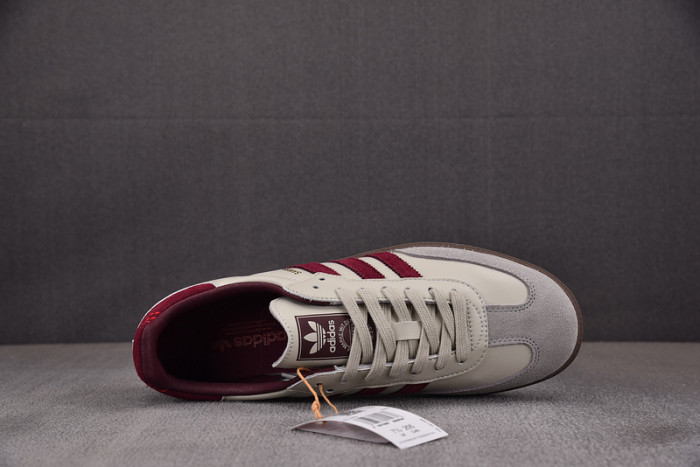 AD Samba OG Putty Grey Maroon  ID1482
