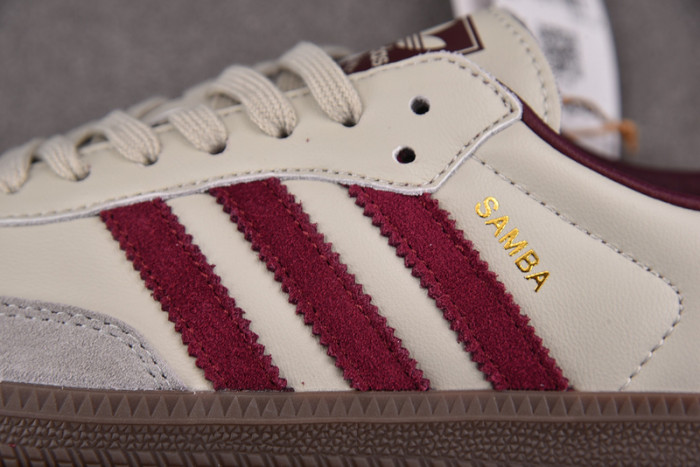 AD Samba OG Putty Grey Maroon  ID1482
