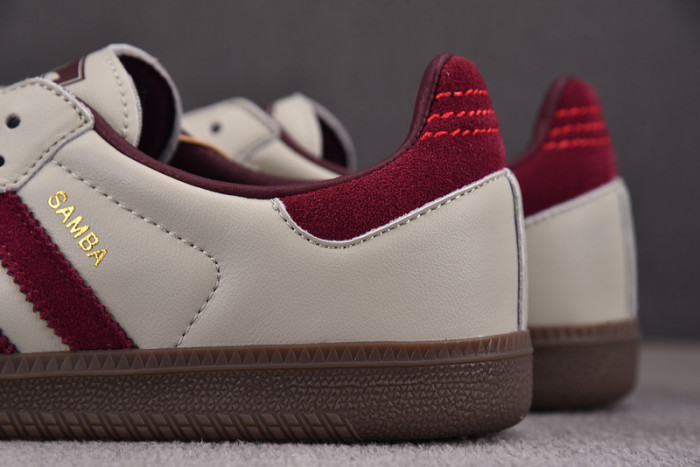 AD Samba OG Putty Grey Maroon  ID1482